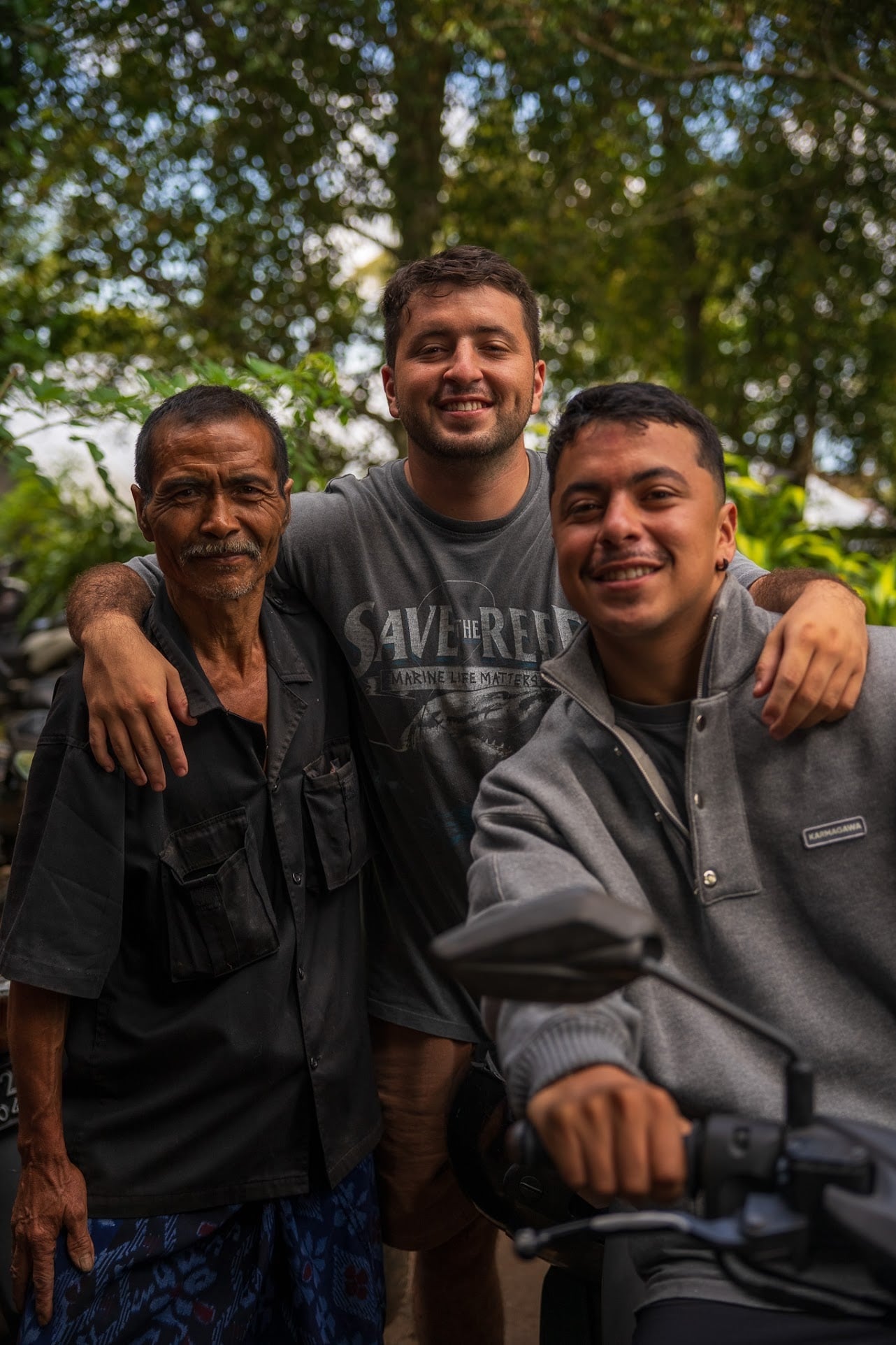 A village elder with the Rescue 2000 team